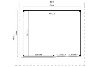 Lasita Maja Tuinhuis Domeo 8 | 1046437