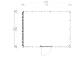 De Hoeve Aluminium Tuinhuis Allure