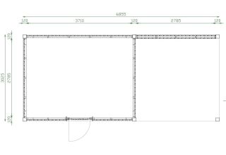 De Hoeve Aluminium Tuinhuis Allure