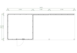 De Hoeve Aluminium Tuinhuis Allure