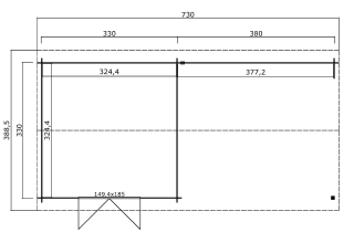 Outdoor Life Blokhut Madita | 1022553